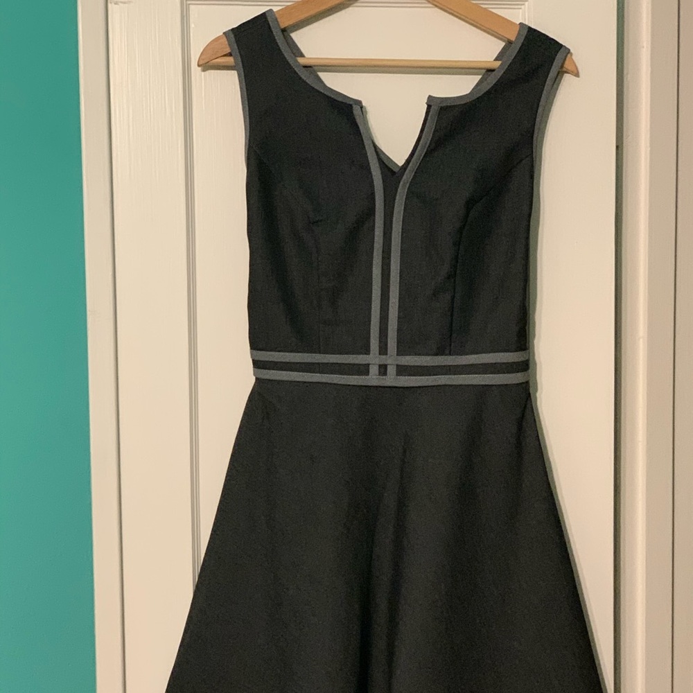 Dark jean dress